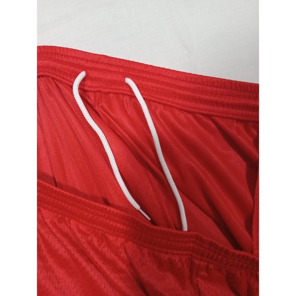 Champion Workout LaCrosse Shorts Men 2XB Red Black White - Picture 8 of 10